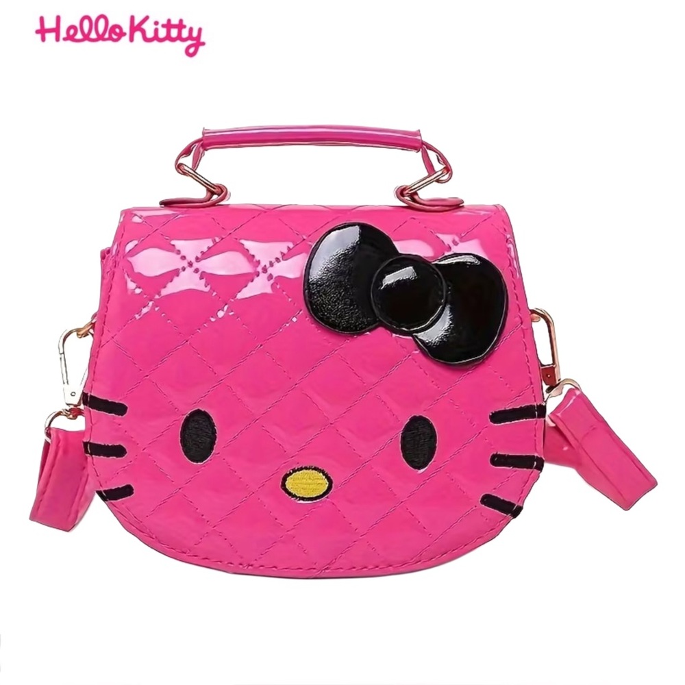 Hello Kitty Sanrio Crossbody Bag Purse Hot Pink